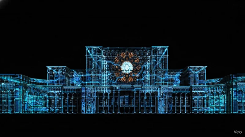 AI Neural Network Background Animation